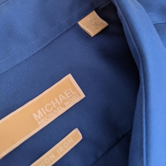 MICHAEL MICHAEL KORS Non Iron Dress Shirt, 18 - Picture 3 of 4